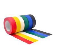 WOD MTC5 Cinta adhesiva de colores Arco iris 4 pulgadas x 60 yardas. Juego de 6 rollos: cinta colorida para pintores de profesores, para diversi