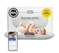 Woddle Cambiador inteligente multifuncional para bebé con báscula de grado médico para monitoreo crítico de peso + aplicación IA, máquina de ruido, calentador, luz nocturna, rastreador de pantalla