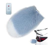 Wodesitiy Cola para Coche - Decoración Magnética Y Peluda con Control Remoto Que Oscila | Cola De Coche Móvil con Mando A Distancia | para Vehículos, Automóviles, Uso En Interior Y Exterior