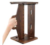 Wodesitiy Soporte para cañas de pescar - Organizador de pared ajustable y portátil de madera - Soporte de almacenamiento para cañas de pescar, para casa, casa, salón, , , kayak, garaje,