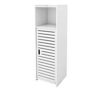 WODFARR - Armario para cuarto de baño columna, mueble de aseo para inodoro, almacenamiento pequeño, mueble de almacenamiento para inodoros, soporte para papeles de aseo, 23 x 22 x 78 cm