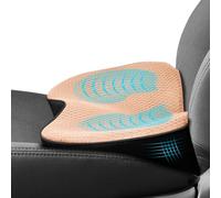 WODHMIEY Cojín Asiento Coche de Espuma Viscoelástica, Cojín Lumbar y Coxis Ergonómico Ortopédico para Conductor, Antideslizante y Transpirable para Viajes y Oficina