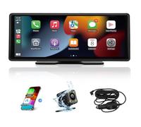 WODHMIEY Pantalla Táctil Coche 10.26 Pulgadas, Navegación GPS, Estéreo para Automóvil Compatible con CarPlay, Android Auto, Bluetooth, Control por Voz, GPS, AUX y FM