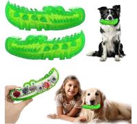wodjcks Cocodrilo masticable de alimentación Lenta, Juguete de cocodrilo para Masticar y Buscar de alimentación Lenta, para Perros Grandes, medianos y pequeños, Limpieza de Dientes(Small*2)