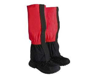Wodsty 1 par de polainas impermeables de nailon para senderismo, para nieve, lluvia y humedad en el terreno, transpirables, con goma elástica ajustable y botones a presión
