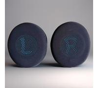 Wodsty 2 almohadillas de repuesto para Jabra para elite 45H y Evolve2 65, de piel suave, color azul