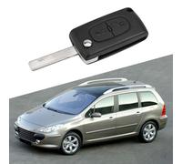 Wodsty 2 botones cubierta CE0536 207 307 para 308 3008 5008 para | Carcasa de repuesto para llave de coche CE0536 con 2 botones 207 307 para 308 3008 5008 C2 C3