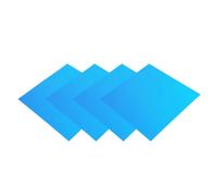 Wodsty 4 pegatinas de pared cuadradas de 30 cm de acrílico para la pared | Juego de 4 azulejos de espejo de 30 x 30 cm, decoración de habitación acrílica cuadrada