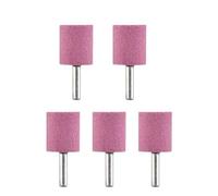 Wodsty 5 muelas abrasivas de cilindro de piedra montada con vástago de 6 mm para herramienta giratoria, jade, madera, pulido de metal y molienda