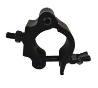 Wodsty Abrazadera de tubo de aleación de aluminio para tubo de 157-205 pulgadas, abrazadera de armadura para haz de cabeza móvil y focos LED, color plateado