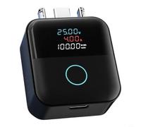 Wodsty Adaptador Smart Charging de 140 W, USB-C, desconexión automática a plena carga, control de temperatura y monitorización de potencia, universal para dispositivos tipo C, negro (plata)