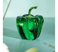 Wodsty Adorno decorativo de pimienta verde simulada para el hogar, 45 x 45 x 63 mm, material blanco, no se decolora, decoración vegetal artificial para sala de estar, dormitorio, estudio