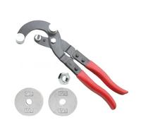 Wodsty Alicates dobladores de tubos para líneas de freno de 3/16, 1/4, 5/16, 3/8 pulgadas, herramienta de flexión de 90 grados para latón, cobre, acero, tubos de aluminio con agarre de goma