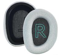 Wodsty Almohadillas de repuesto para Logitech G522 Lightspeed, piel de proteína transpirable con fibra térmica, fundas para auriculares para videojuegos, color negro (A)