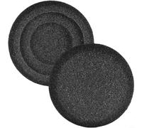 Wodsty Almohadillas para auriculares JABRA para evolve 20 SE 30 II 40 65, tejido transpirable de repuesto, diseño ergonómico, negro, para 2 unidades (negro)