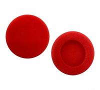Wodsty Almohadillas para auriculares KOSS PortaPro, suaves almohadillas de repuesto de 50 mm, transpirables y aislantes de ruido, cómodas almohadillas para auriculares (rojo, 2 unidades)