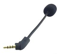 Wodsty Auriculares de repuesto para videojuegos, micrófono con cancelación de ruido, 120 cm ajustable, micrófono de boom, Hyper-X, para PS4, PC, diseño negro