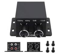 Wodsty Auto Subwoofer Bass Regler Drehknopf Lautst?rkeregler für Verst?rker Schwarz Kompakt 5V ABS Zubeh?r