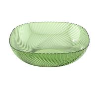 Wodsty Bandeja de frutas apilable reutilizable, plato de frutas transparente de gran capacidad, hecho de material de polipropileno duradero para frutas y aperitivos