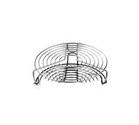 Wodsty Bandeja multiusos de acero inoxidable para cocinar al vapor, bandeja de rejilla de alambre para una circulación uniforme del calor, se adapta a ollas y sartenes, accesorio de cocina fácil de