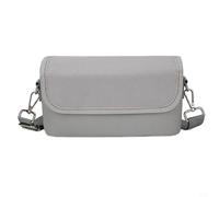 Wodsty Bolsa de almacenamiento, bolso bandolera para cámara de acción DJI Pocket 4P, organizador con cremallera (gris)