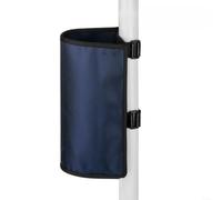 Wodsty Bolsa de nailon para 20 baquetas, bolsa duradera 900D con refuerzo de polipropileno y gancho antideslizante, color negro