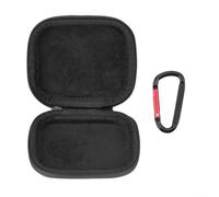 Wodsty Bolsa de transporte compatible con para dji para cámara panorámica osmo 360, funda rígida resistente con doble cremallera y mosquetón, color negro