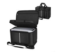 Wodsty Bolsa dura impermeable para Power Station Negro Robusto | Ajuste perfecto para anclaje Solix Gen2, nailon acolchado, amortiguador, negro, duradero