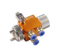 Wodsty Boquilla de pulverización automática A-100 para pintura a máquina blíster, boquilla de acero inoxidable de 08-20 mm, presión de aire ajustable 25-30 bar, para formación al vacío y soldadura por