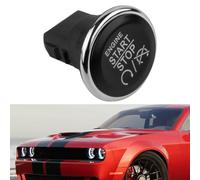 Wodsty Botón de arranque y parada de encendido para Dodge Challenger 2008-2014, Caravan 2011-2016, para Jeep Grand Cherokee 2009-2013, Commander 2009, para Chrysler 300 2009-2010 (OE 1FU931X9AC)