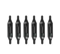 Wodsty Brocas centrales HSS para mecanizado de agujeros, totalmente molidas tipo A, acero de alta velocidad 6542, juego de 1-8 mm para taladro, fresadora y centro de mecanizado