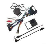 Wodsty Cable de alimentación de navegación de 16 pines con caja de protocolo CANBUS para Chevrolet Cruze 2008-2014, Aveo, para trax, Plug and Play para Android Headunits