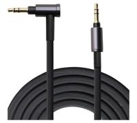 Wodsty Cable de audio de 3,5 mm con micrófono para Sony WH-1000XM2/XM3/XM4/H900N/H800, cobre sin oxígeno, diseño robusto, 1,5 m de longitud, color negro (Direct Edition)