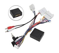 Wodsty Cable de interfaz de audio para radio de coche con caja Canbus Doder para unidad Android HD, compatible con vehículos Toyota, adaptador de arnés de alimentación de 12 V