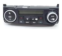 Wodsty Calcomanía de reparación de botones para interruptores de botón T5 y T6 Clima, vinilo negro con letras blancas para restauración de pomos desgastados en el interior del coche