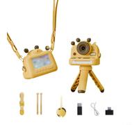 Wodsty Cámara digital infantil con pantalla táctil y WiFi, impresión instantánea térmica, cámara de impresión HD para niños, pantalla de 3 pulgadas, 1200 mAh, verde (amarillo)