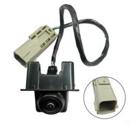 Wodsty Cámara trasera vista trasera integrada compatible con cadillac 2011-2014 OEM 42389646 negro ABS reemplazo