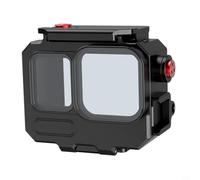 Wodsty Carcasa de metal impermeable para Insta360 Pro de 2 a 80 m de profundidad, robusta carcasa de aluminio con liberación rápida, ampliable para luz y accesorios (1)
