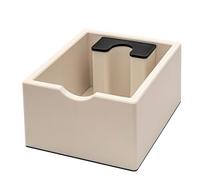 Wodsty Coffee Grounds Knock Box con portafiltro desmontable para máquinas de café espresso de 51 mm a 58 mm, diseño antideslizante y reductor de ruido, color negro