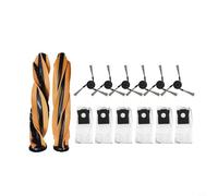 Wodsty Compatible con MOVA Z60 para accesorios de aspiradora Ultra Pro, 2 rodillos principales, 6 cepillos de borde, 6 bolsas, diseño sin enredos para limpieza profunda