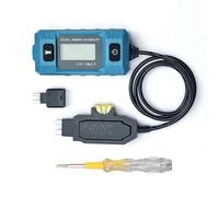 Wodsty Comprobador eléctrico para coche, pantalla LCD digital, 12 V, 0,01 | Voltímetro digital LED para coche, 12 V, 0,01-19,99 A