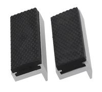 Wodsty Cubierta protectora para mordazas de 3 a 8 pulgadas, aleación de aluminio y almohadillas de mandíbula suaves magnéticas de goma, instalación tipo cajón para tornillo de banco