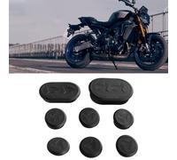 Wodsty Cubiertas para orificios para cuadro de motocicleta SP 2021-2025 | Agujero de marco negro 2021-2025, sello impermeable