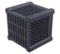 Wodsty Cubo purificador de agua para caballos de 115 mm, filtro de carbón activado para beber mascotas y acuarios, azul