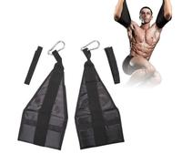 Wodsty Entrenador de abdominales con gancho de acero inoxidable, capacidad de carga de 300 libras, cinturón abdominal para dominadas y levantamiento de rodillas, dispositivo de fitness para casa y