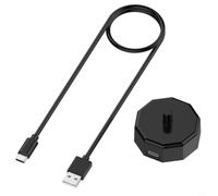 Wodsty Estación de carga de repuesto para Aquasonic Black Series Vibe Duo Pro, conexión magnética segura, diseño ABS robusto, incluye cable de carga USB, negro