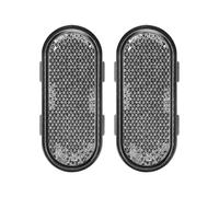 Wodsty Franja reflectante para horquilla delantera, cubierta lateral decorativa para Xiaomi Mijia 4 Lite 2ª generación, scooter eléctrico, material ABS, juego de 2, blanco/amarillo