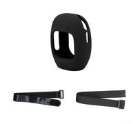 Wodsty Funda de silicona para altavoces JBL CLIP5, fina cubierta protectora con acceso a botones, ideal para viajes y camping (negro)