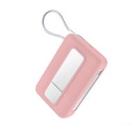 Wodsty Funda de silicona para Anker Zolo A1116 para batería, antideslizante, a prueba de polvo, antigolpes, para viajes, color gris (rosa)