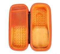 Wodsty Funda protectora portátil para JBL KMC600 y KMC500, robusta bolsa de transporte EVA resistente al polvo, almacenamiento compacto para micrófono y accesorios, 26,2 x 11,7 x 9 cm (forro naranja)